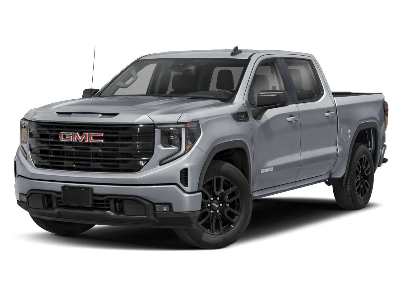 2026 GMC Sierra 1500 Elevation in Summit White — front three-quarter view