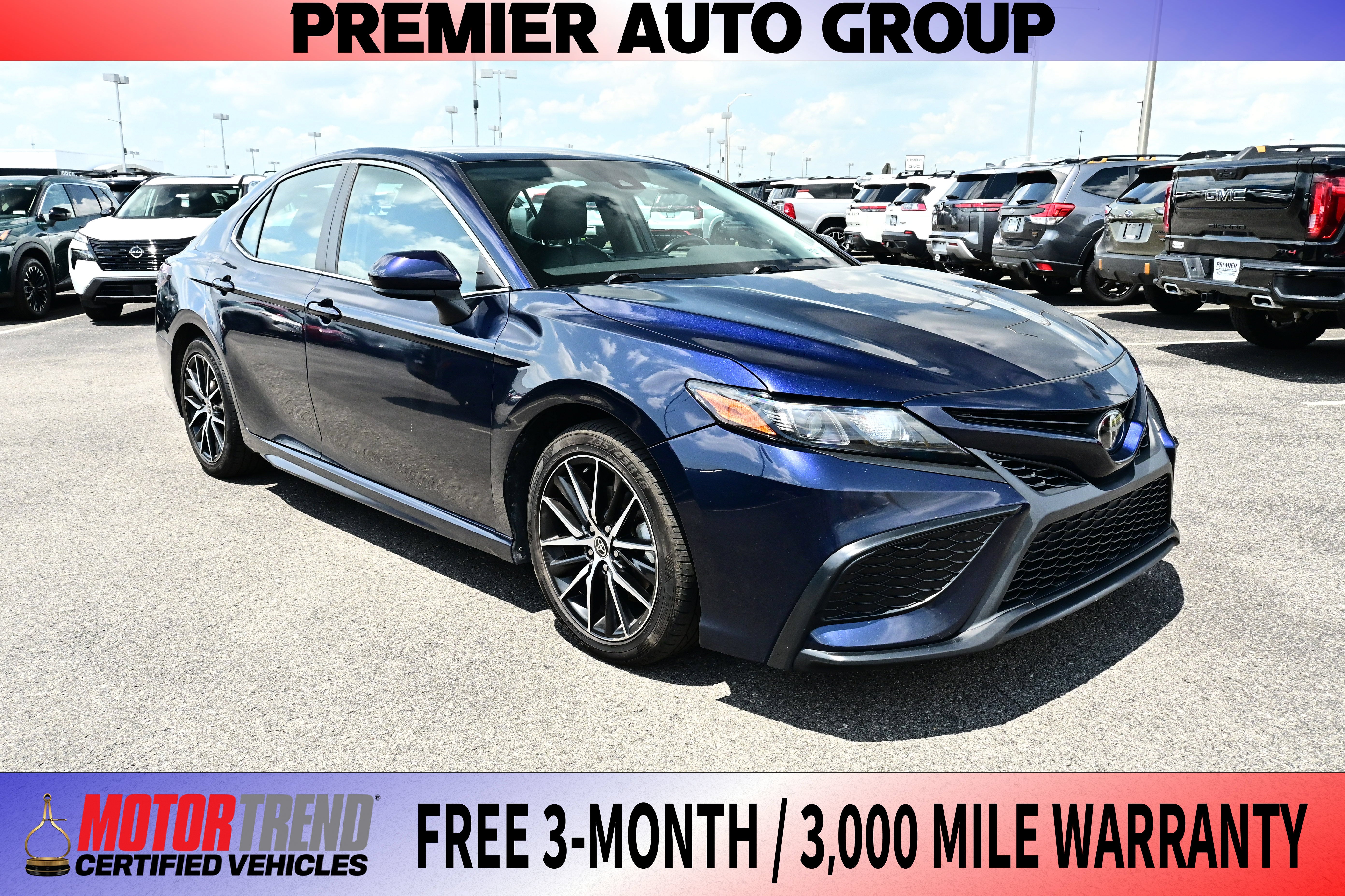 2021 Toyota Camry SE Nightshade in Other — front three-quarter view